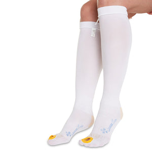 
                  
                    Load image into Gallery viewer, Linear Legs Graduated Compression Stockings - Knee High
                  
                