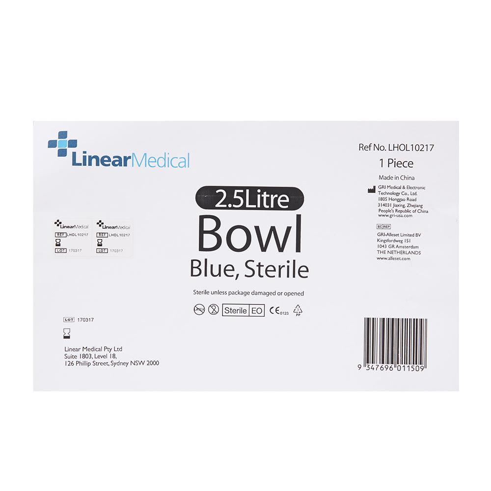 
                  
                    Load image into Gallery viewer, Bowl Blue 2500ml Sterile
                  
                